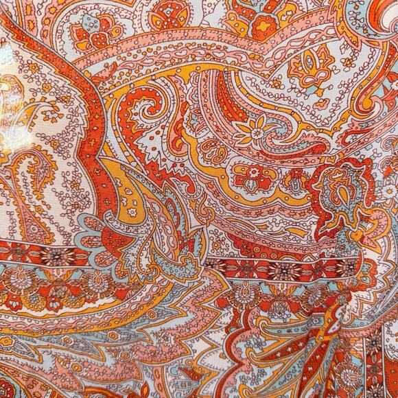 Kate and Lily Sz 4 Faux Wrap Dress Preppy Boho Feminine Flowy Colorful - Picture 9 of 11